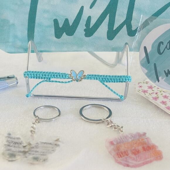 "I CAN & I WILL " Inspirational/Motivational Canvas Gift Set (Teal) - Picture 7 of 8